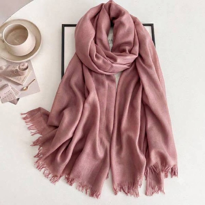 Turrki Cotton Mauve Pink hijab