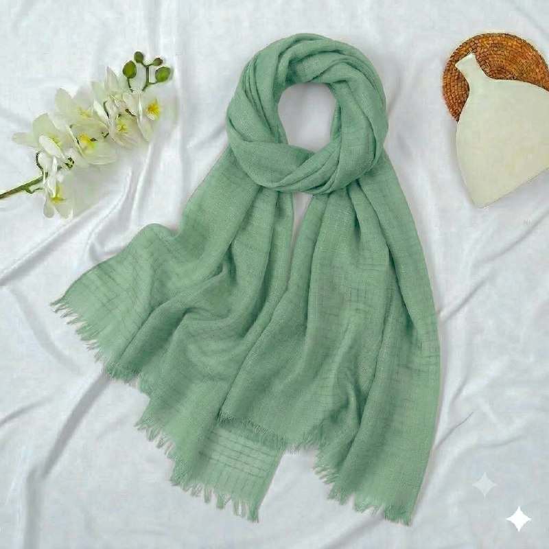 Turrki Cotton Sage Green hijab