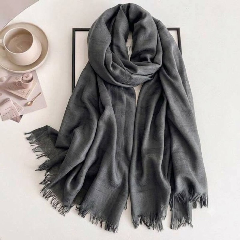 Turrki Cotton Dark Grey hijab