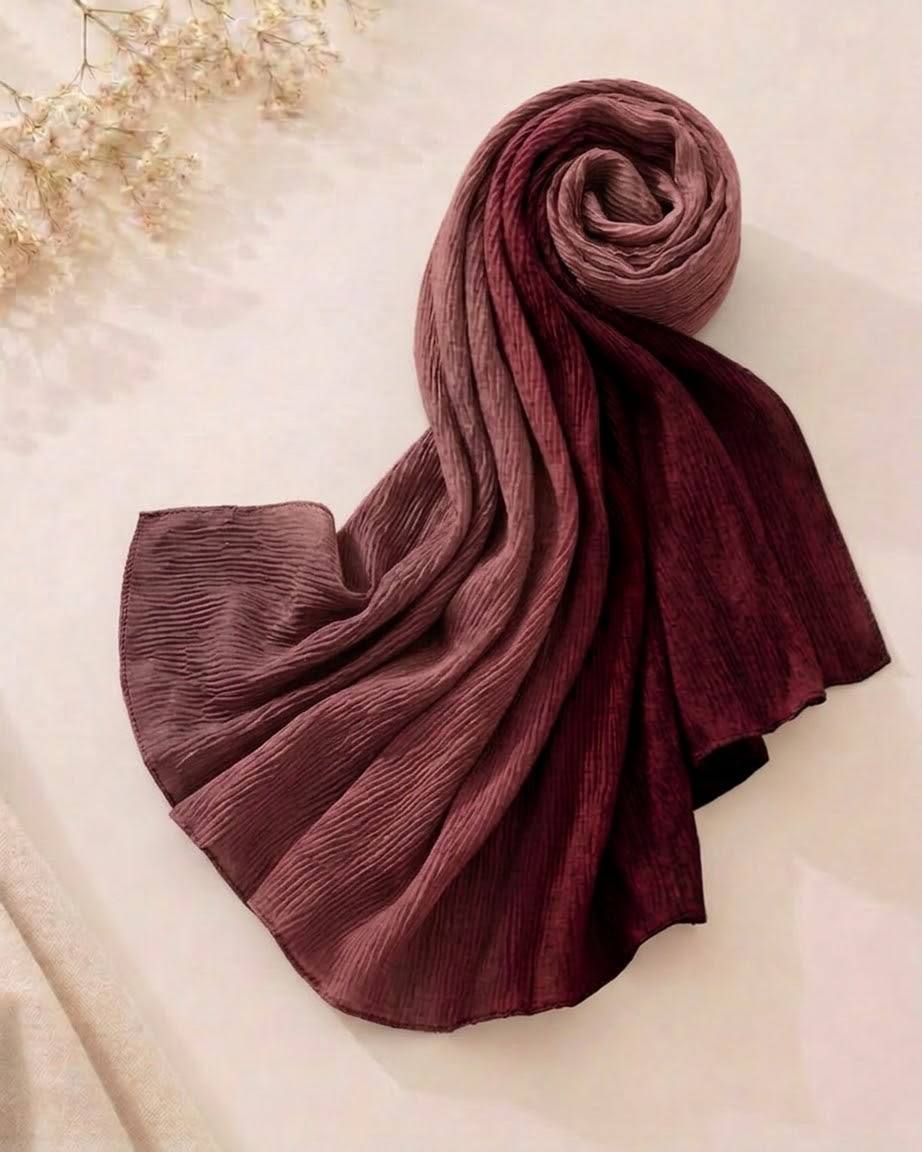 Dual Shade Crape Cotton