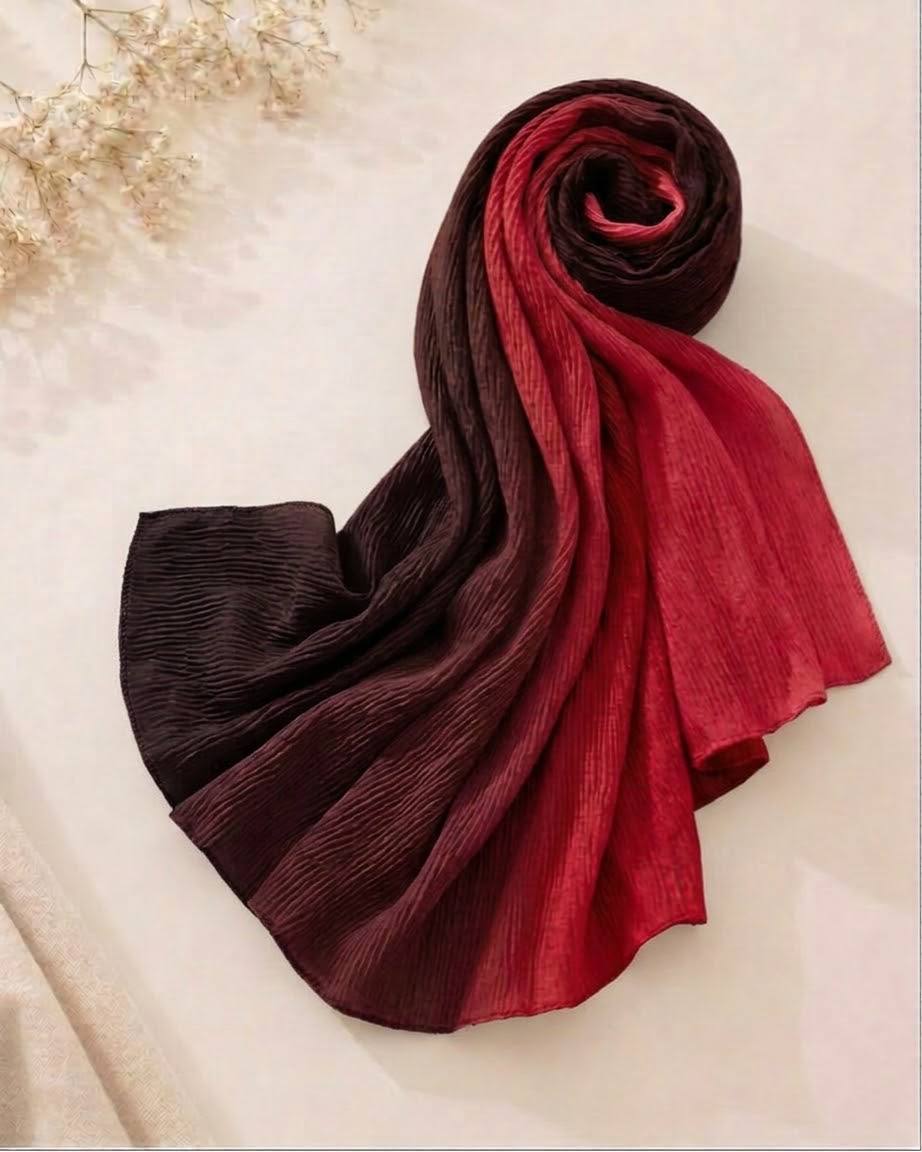 Dual Shade Crape Cotton