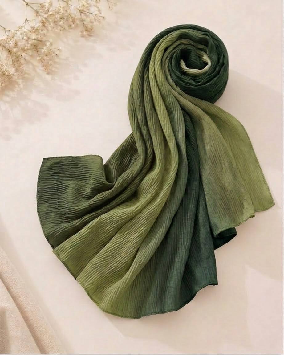 Dual Shade Crape Cotton